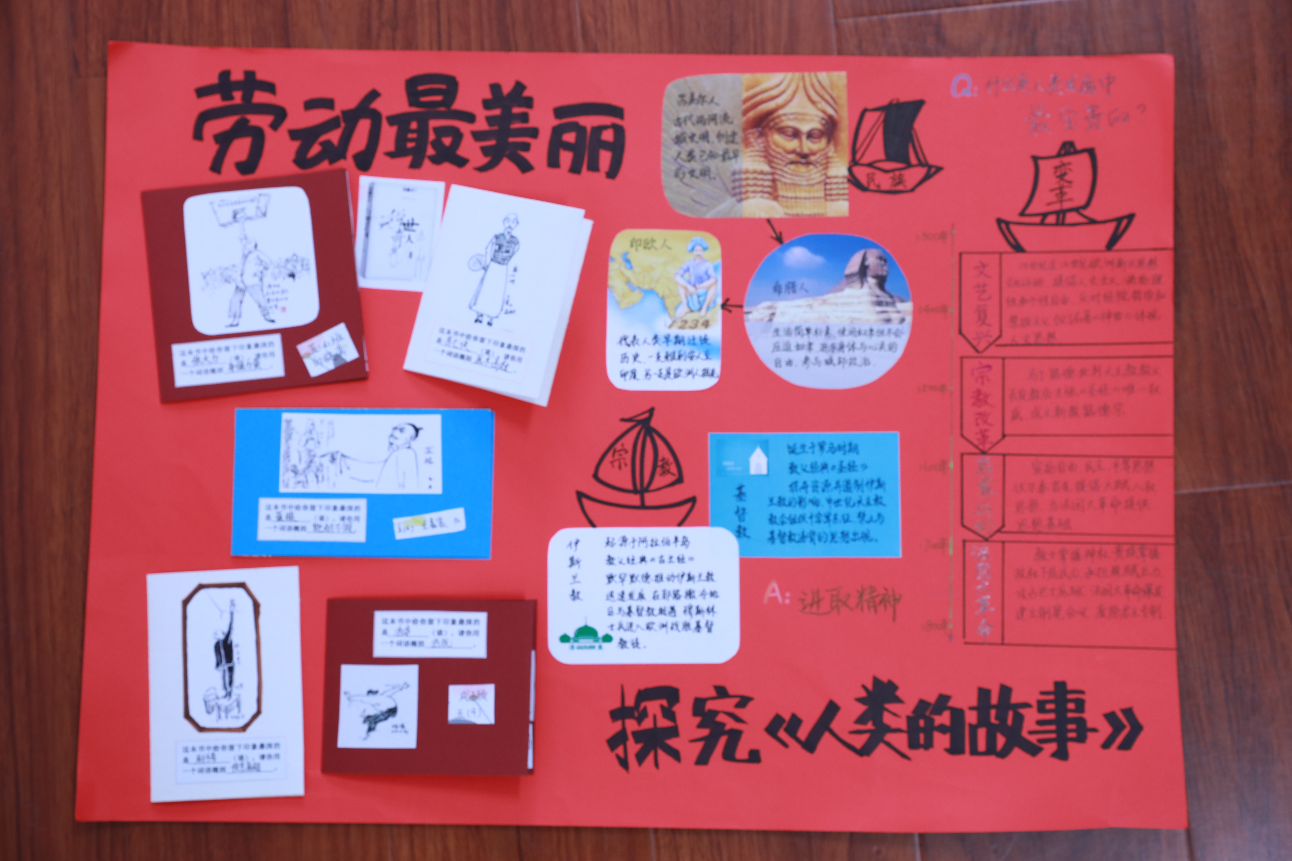 彭浦实验小学学生创作的劳动作品.JPG