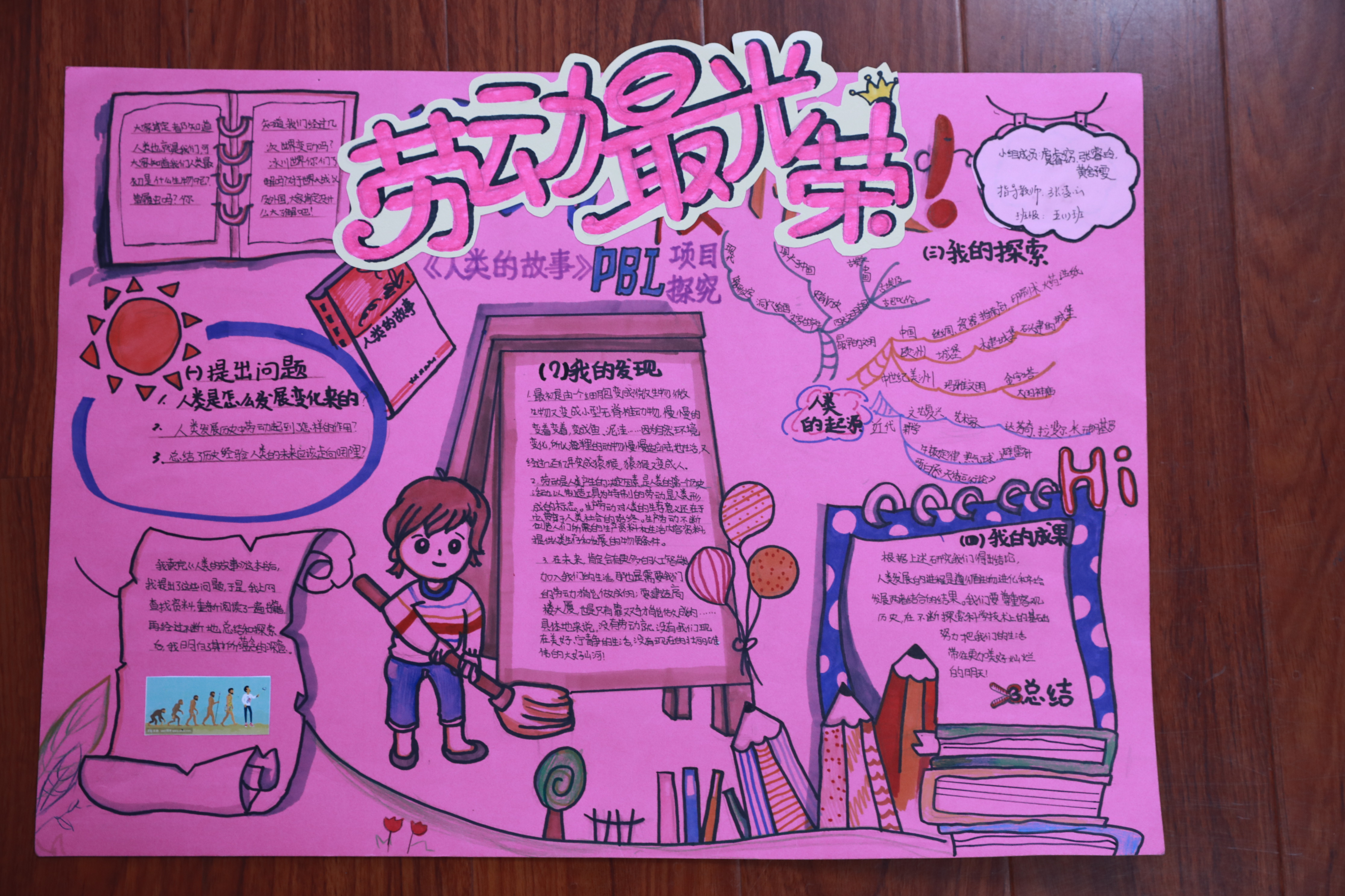 彭浦实验小学学生创作的劳动工具作品2.JPG